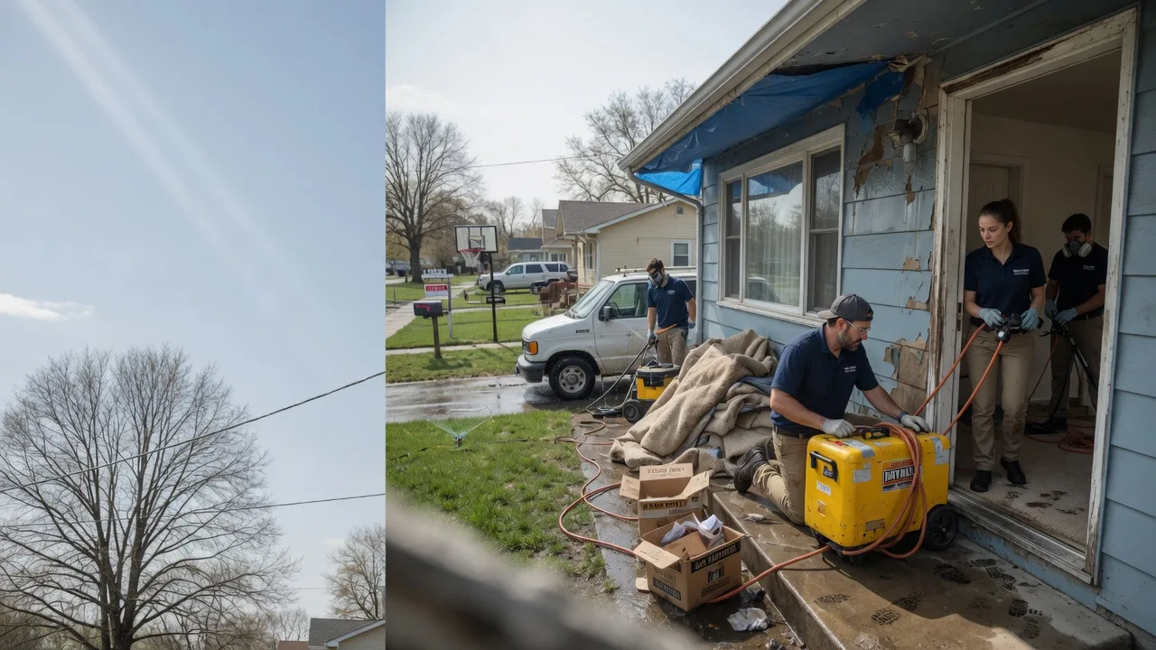 Basement Flood Cleanup in Franklin, MN near me